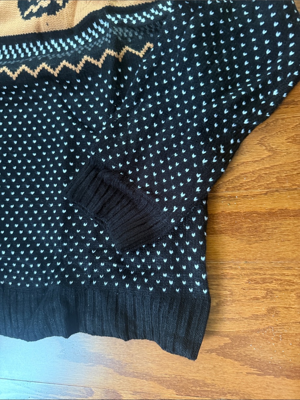 Retro Cozy Pumpkin Fair Isle Halloween Sweater - Picture 8 of 9